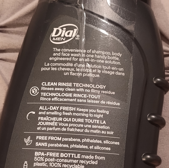 NEW!! Men's DIAL 3-in1 Wash 16oz - Picture 4 of 5